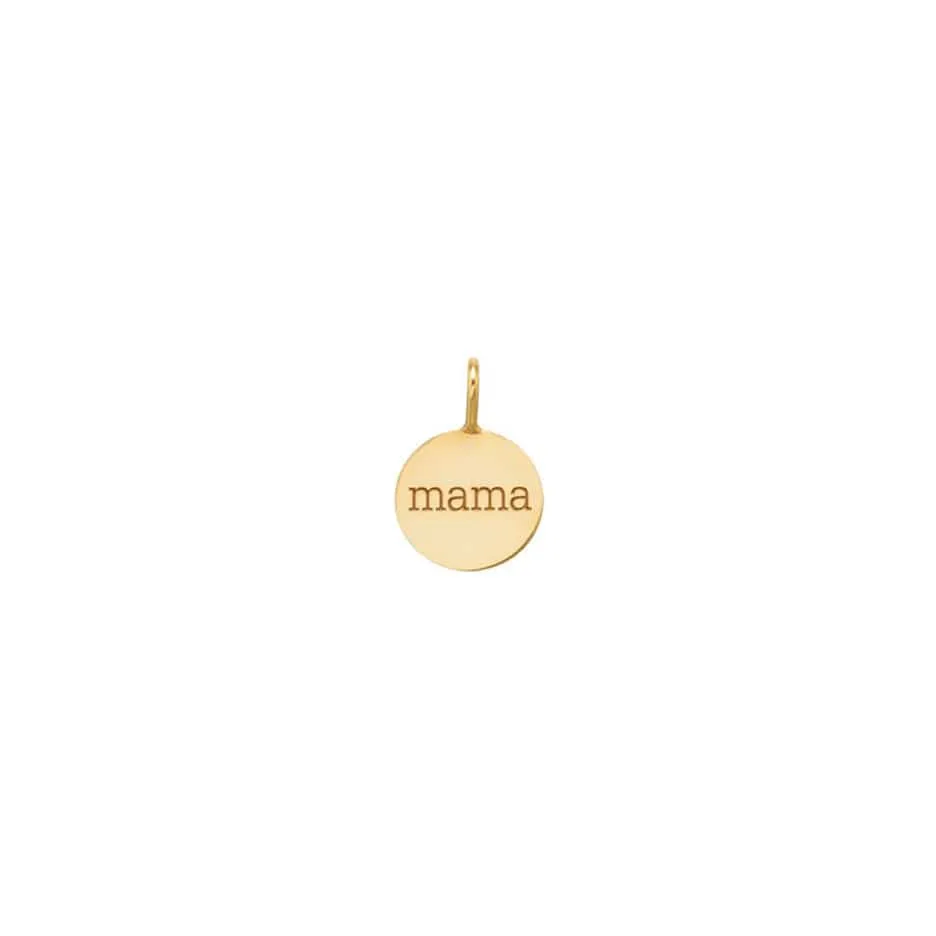 14K GOLD CHARM - MAMA