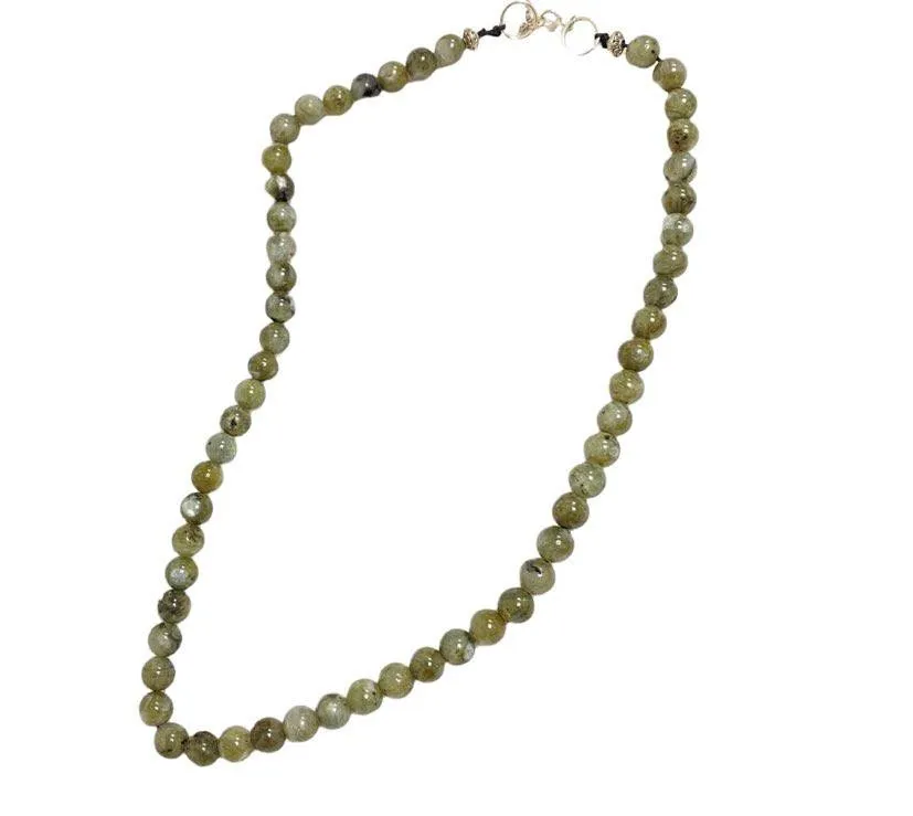 8 MM Labradorite Necklace
