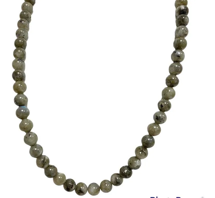 8 MM Labradorite Necklace