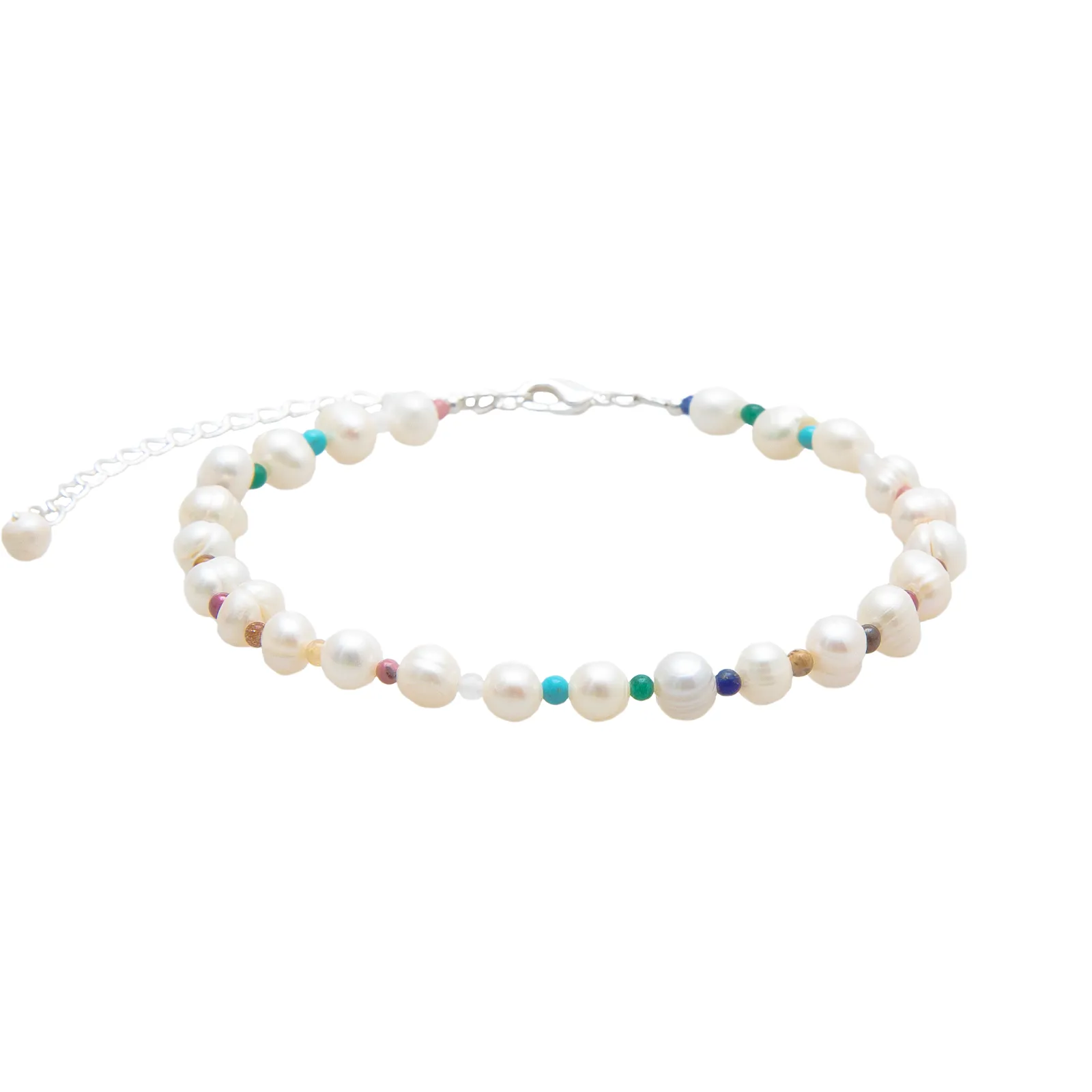 Aura 4mm Metal Accent Healing Bracelet