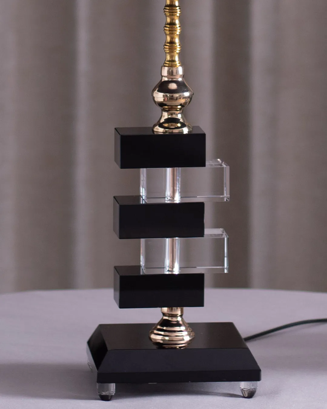 Brilliant Glow Crystal Glass Table Lamp