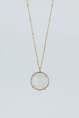 Crystal Ball Necklace - Moonstone