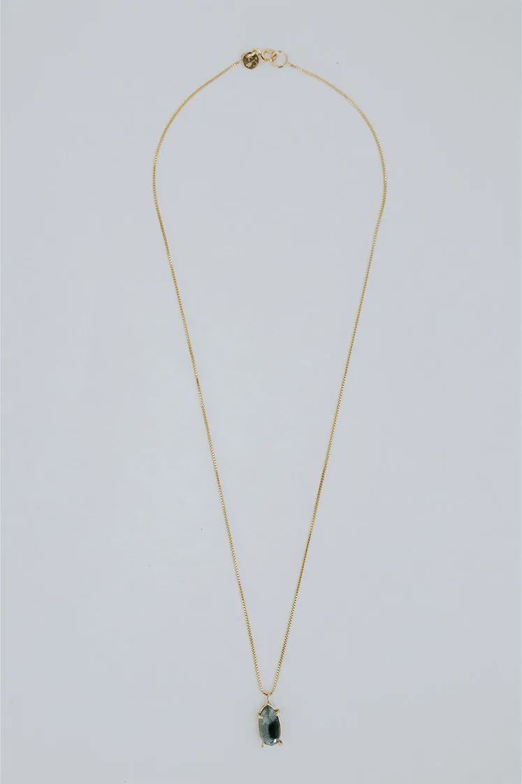 Gemstone Necklace - Aquamarine