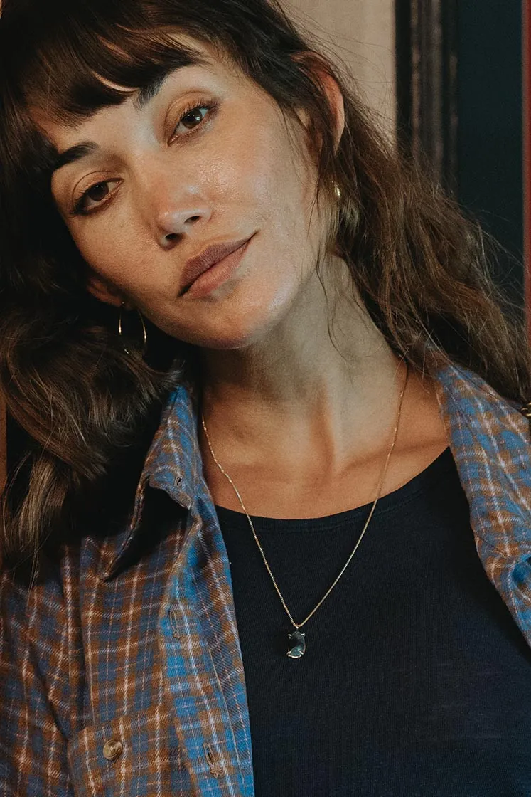 Gemstone Necklace - Aquamarine