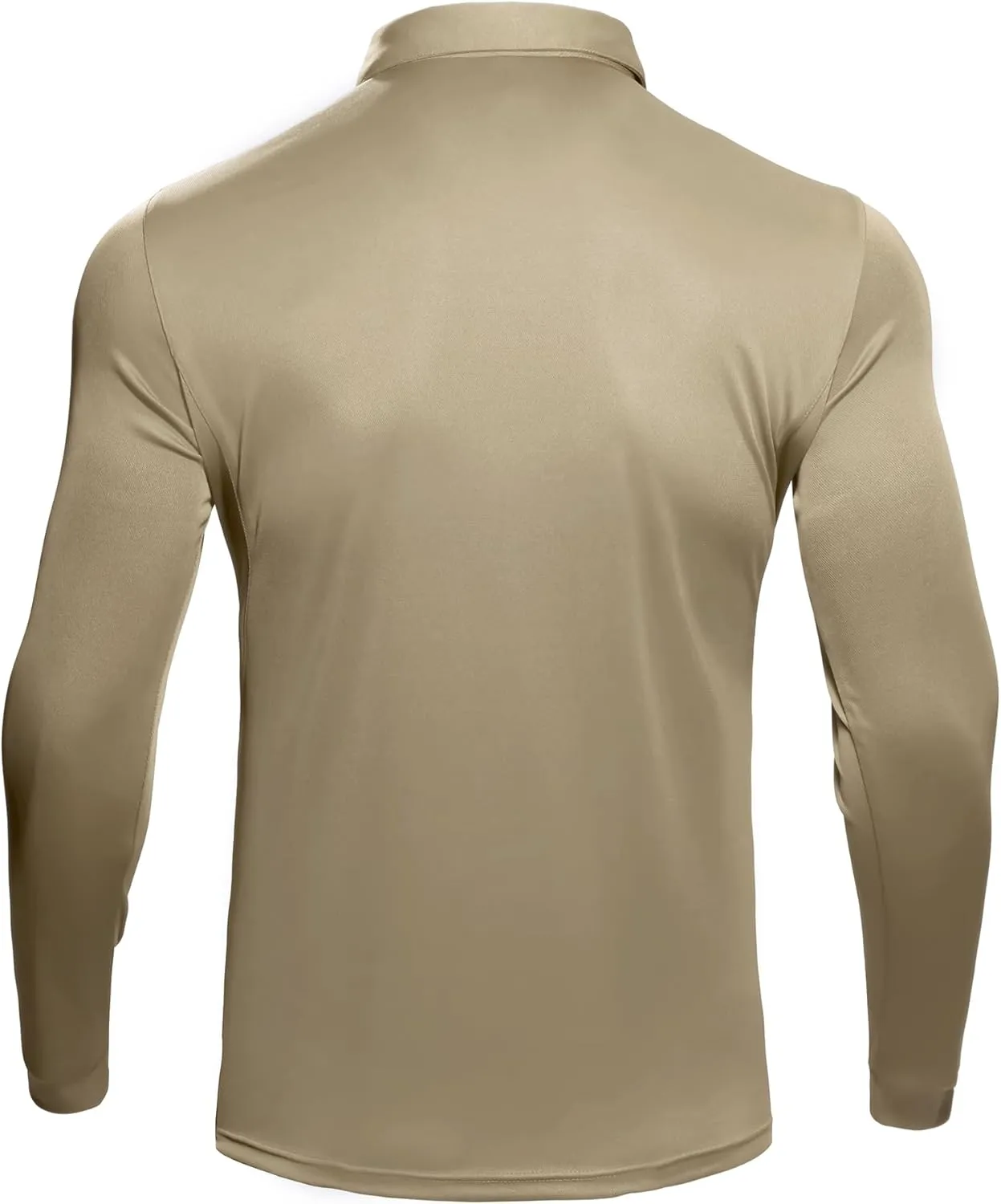 Haimont Men's Performance Dry Fit Polo Shirt Short and Long Sleeve Golf Collared T-Shirts for Tactical Outdoor Hiking
