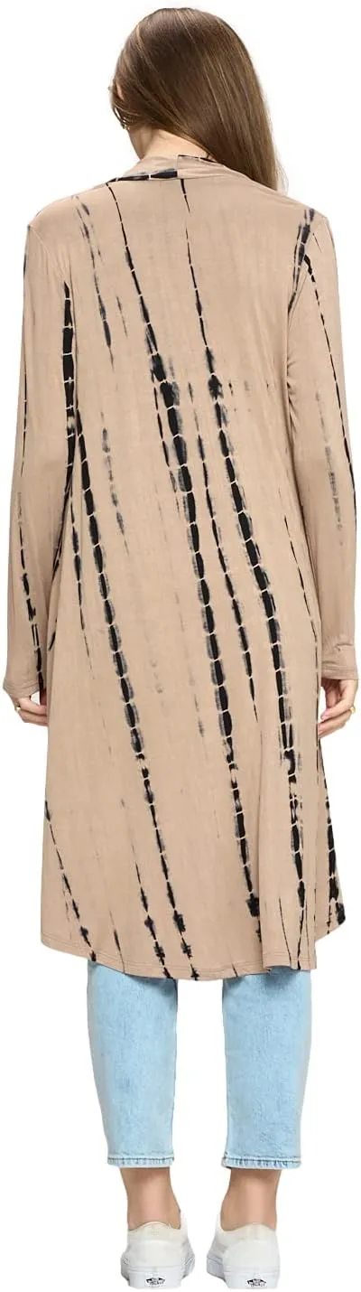 Lightweight Open Front Classic Solid Short Sleeve Cardigan for Women - Made in USA