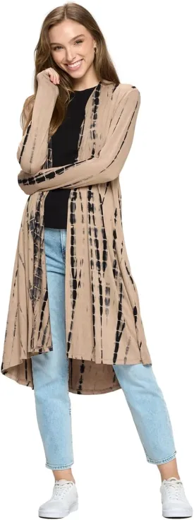 Lightweight Open Front Classic Solid Short Sleeve Cardigan for Women - Made in USA