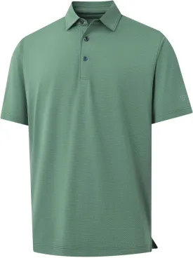 M MAELREG Mens Golf Shirts Moisture Wicking Dry Fit Business Casual Stretch Jacquard Short Sleeve Golf Polo Shirts for Men