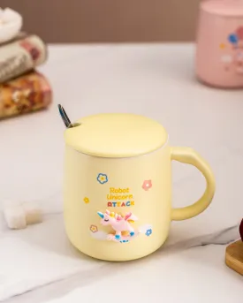 'Unicorn' Coffee Mug - Yellow