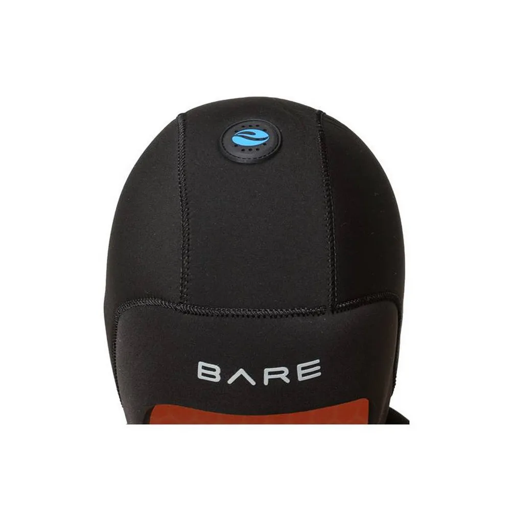 Used Bare 7mm Ultrawarmth Dry Scuba Diving Hood, Size: X-Small
