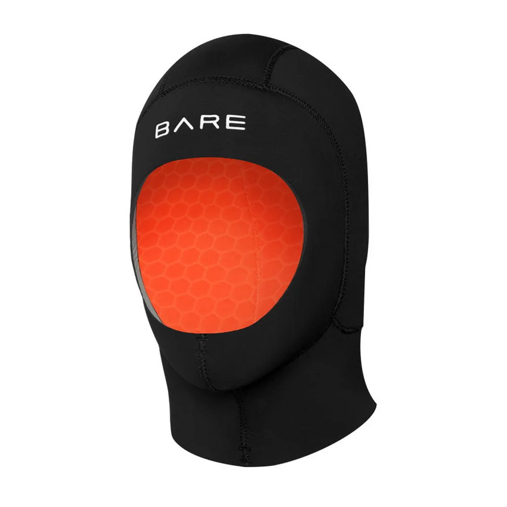 Used Bare 7mm Ultrawarmth Dry Scuba Diving Hood, Size: X-Small