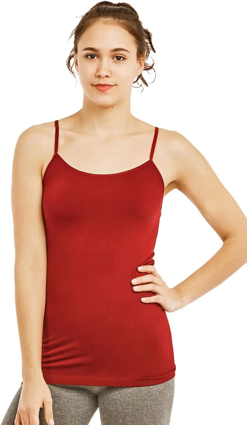 Women's Seamless Poly Camisole Regular and Plus Size
